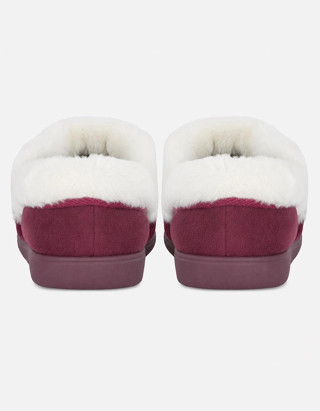 Sleepers CLARE Womens Full Slippers Burgundy