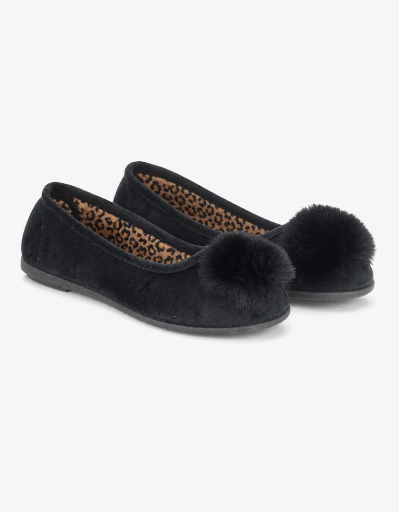 Sleepers JULIE Womens Full Slippers Black