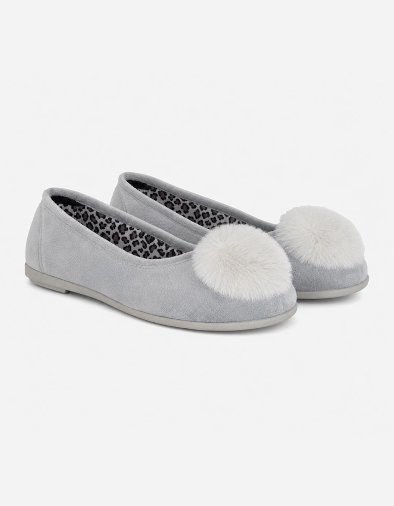 Sleepers JULIE Womens Full Slippers Grey