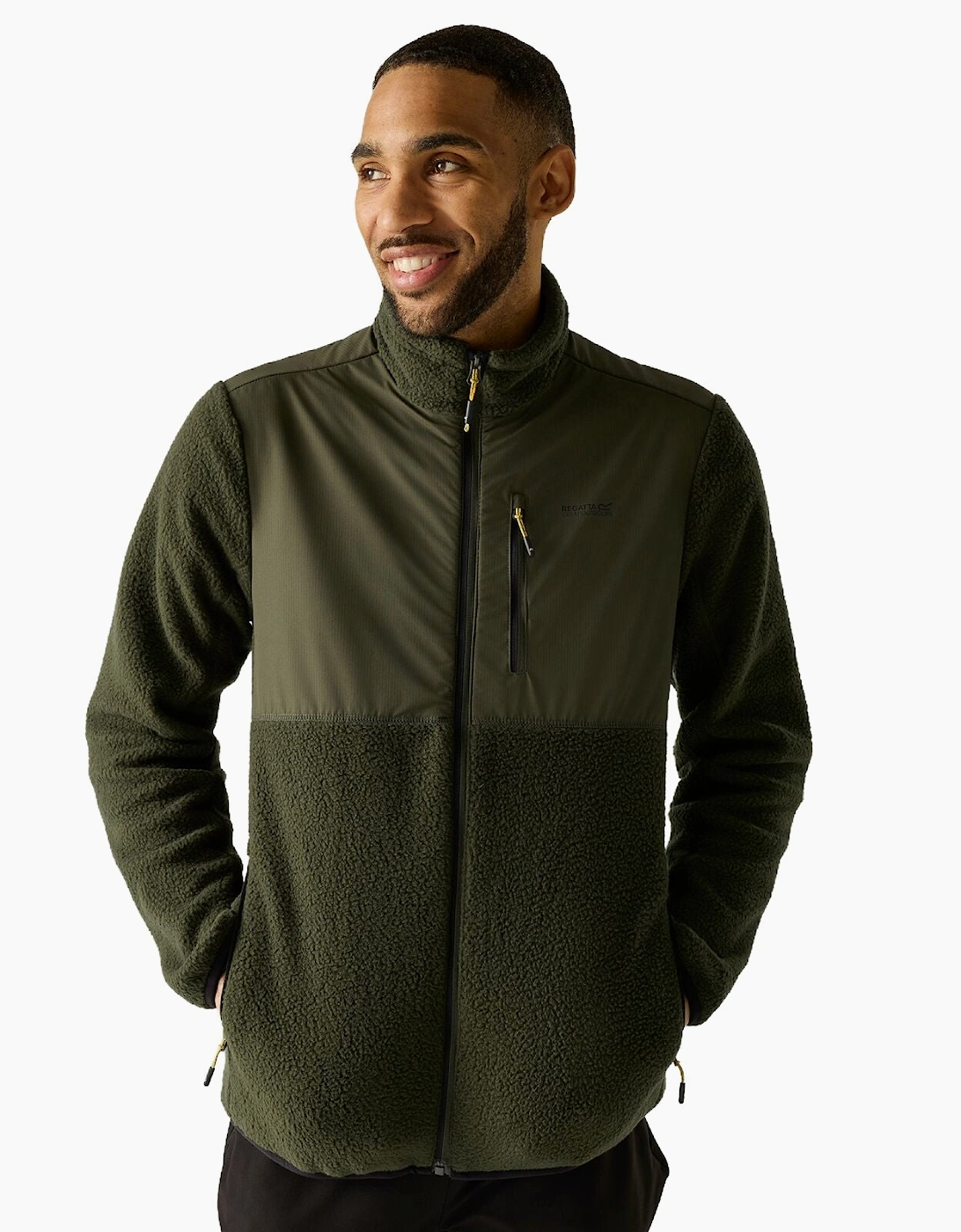 Regatta Mens Morran Water-Resistant Full Zip Fleece