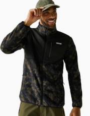 Textured Print Black