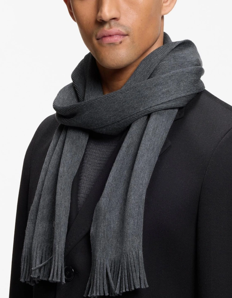 Albas Virgin Wool Knitted Scarf