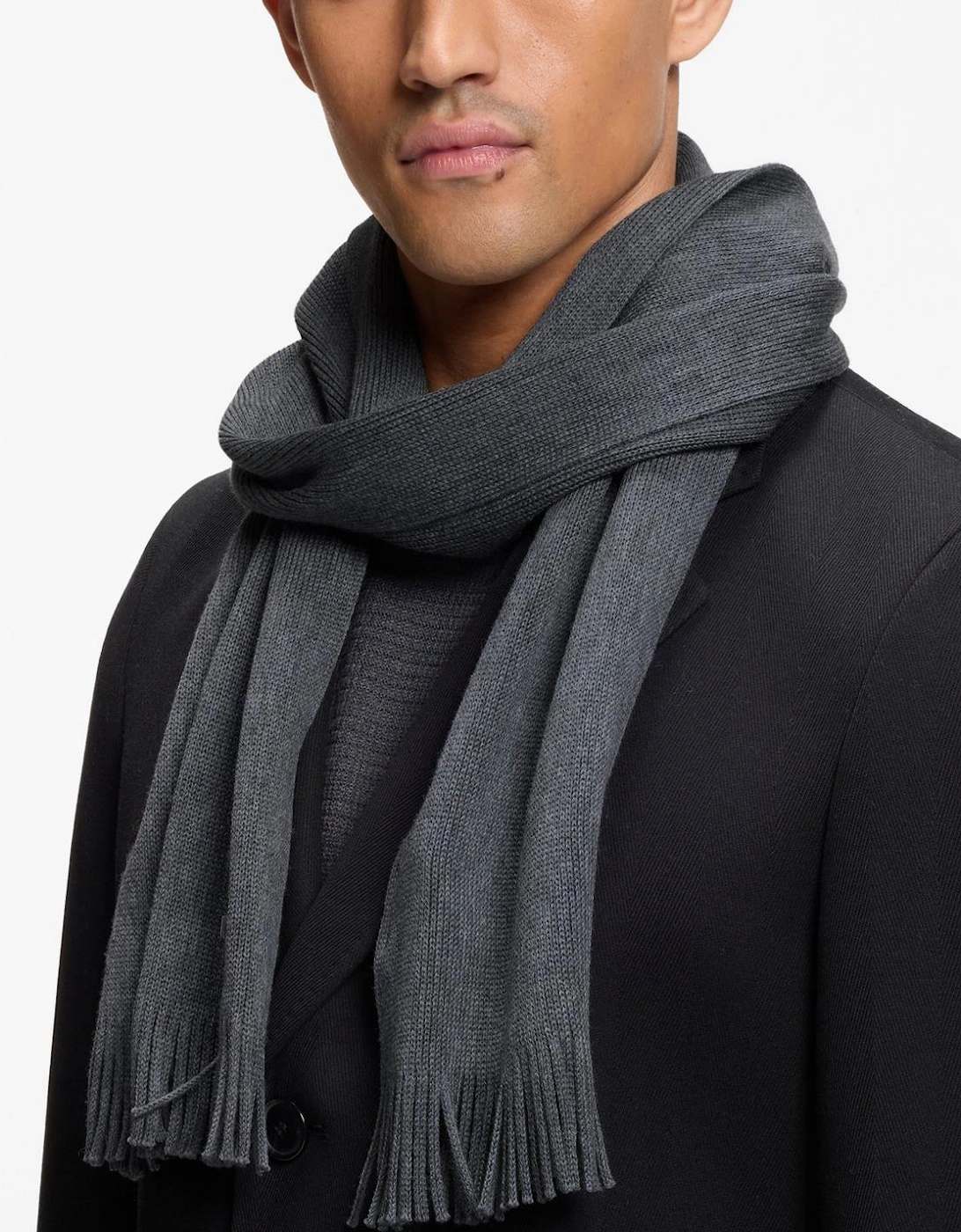Albas Virgin Wool Knitted Scarf