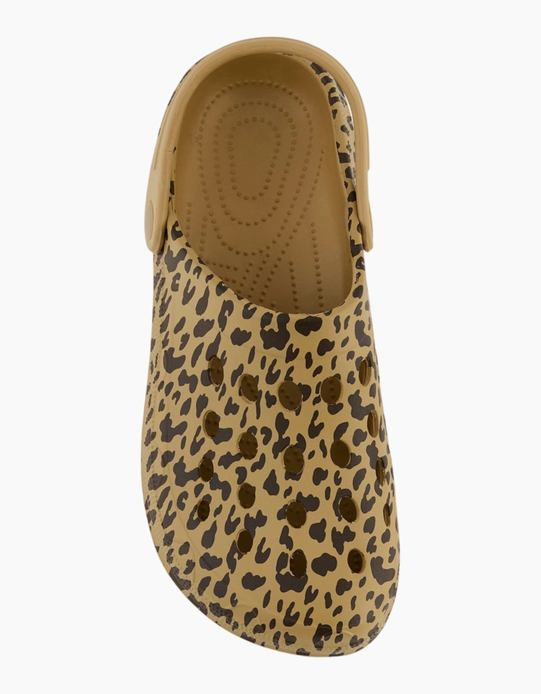 Regatta Womens/Ladies Sakari Leopard Print Clogs