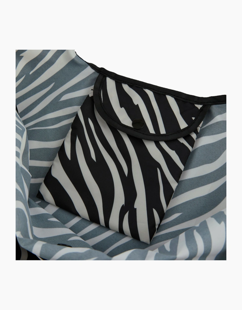 Regatta Zebra Print Packaway Shopper Bag