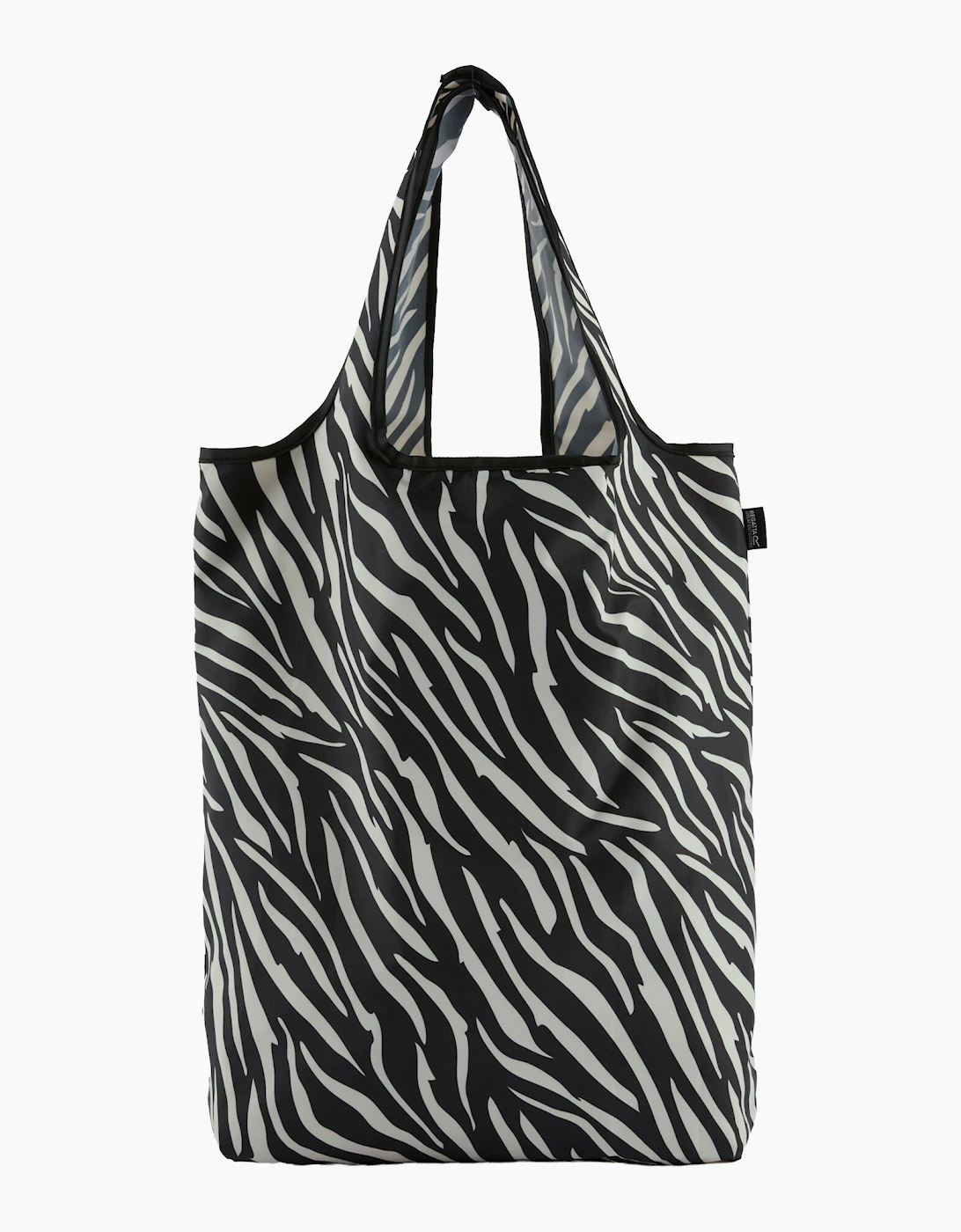 Regatta Zebra Print Packaway Shopper Bag