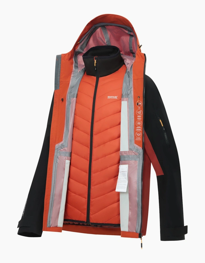 Regatta Mens Sacramento 3 in 1 Waterproof Jacket
