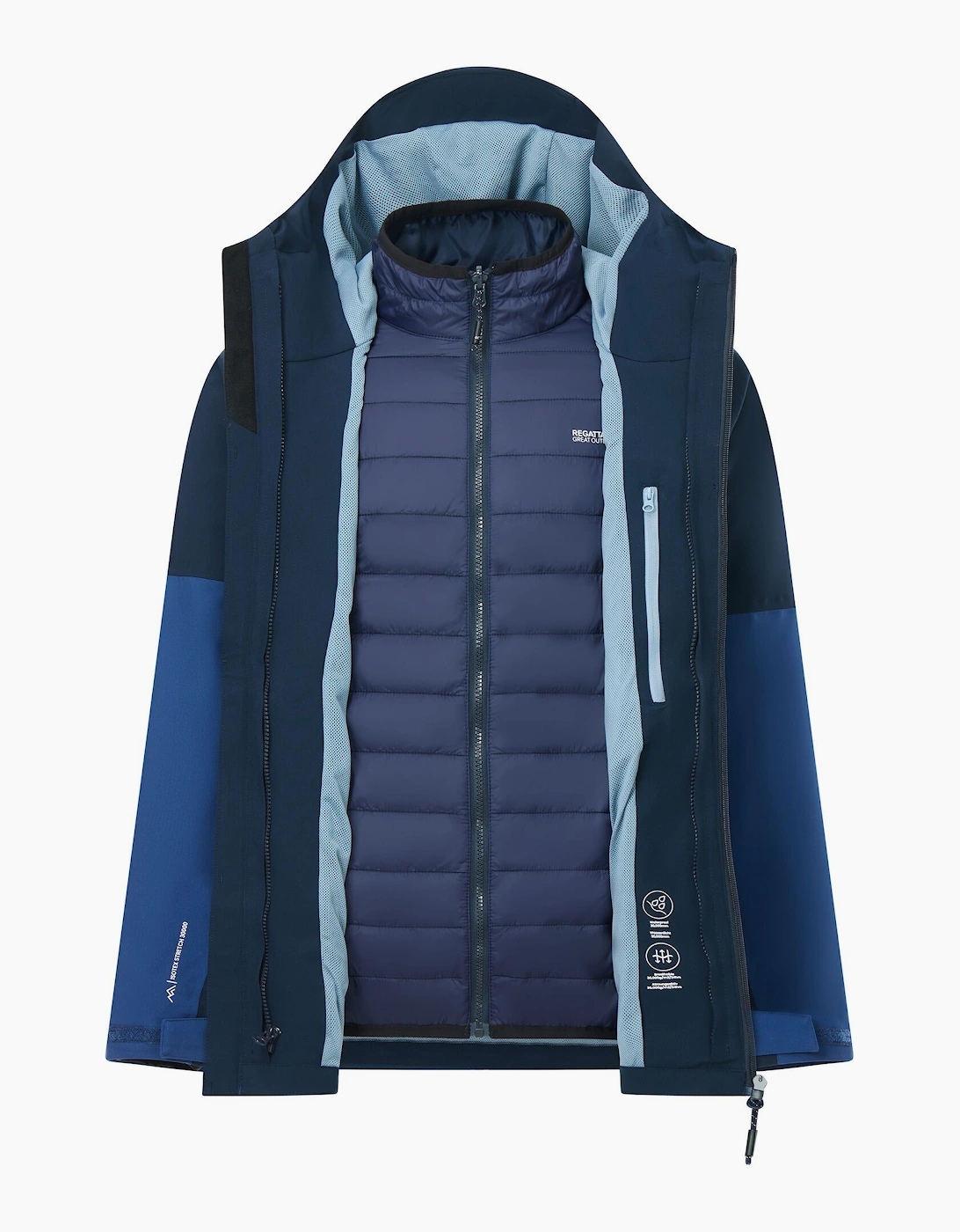 Regatta Mens Wentwood 3 in 1 Jacket