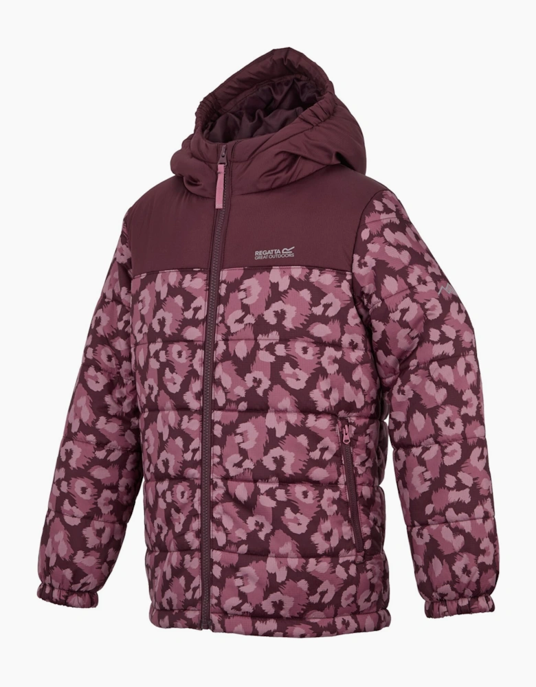 Regatta Childrens/Kids Lofthouse Leopard Print Padded Jacket