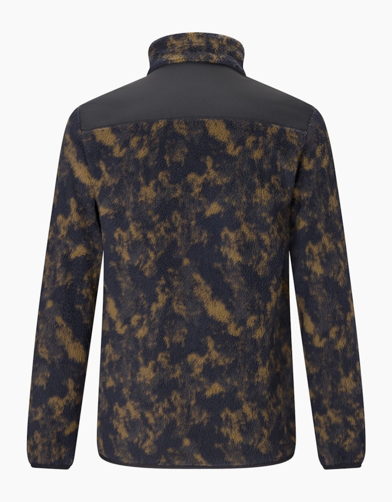 Regatta Mens Printed Textured Fleece Jacket