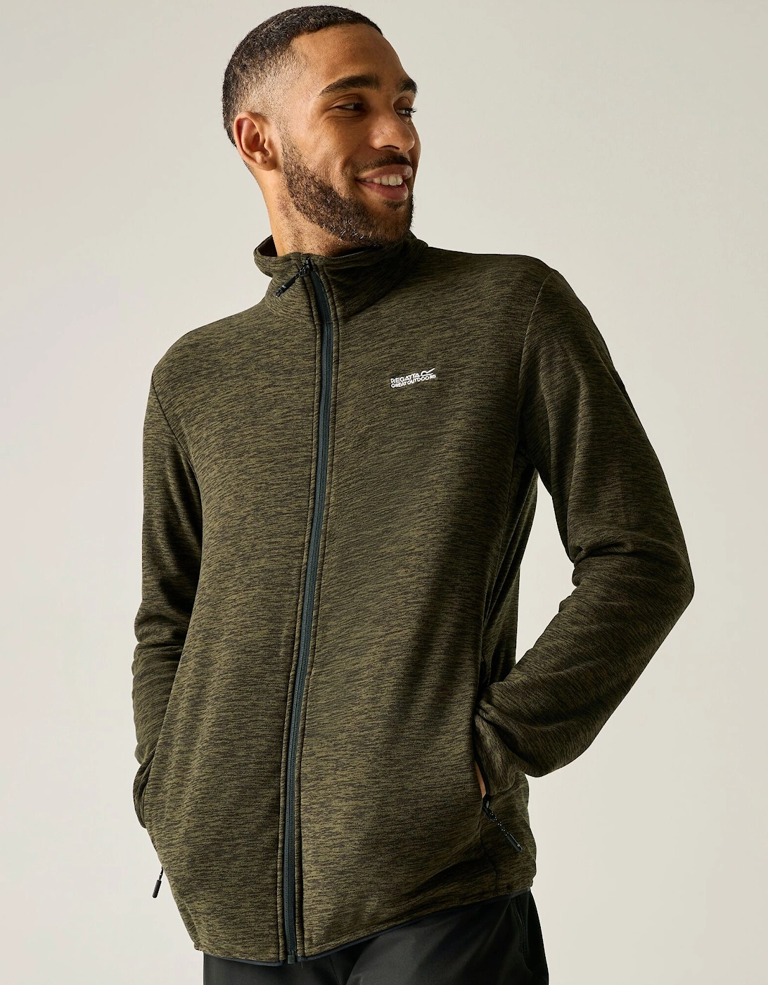 Regatta Mens Harrow Full Zip Fleece Jacket