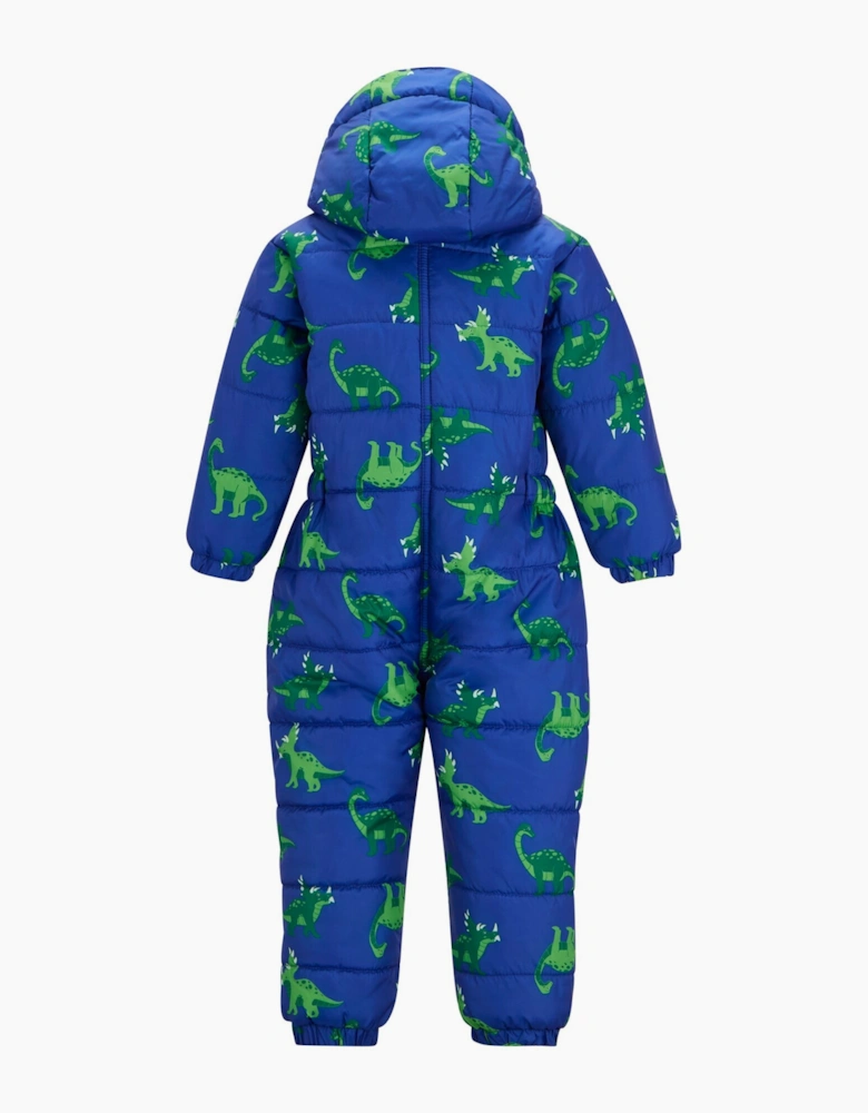 Regatta Childrens/Kids Penrose Dinosaur Quilted Puddle Suit