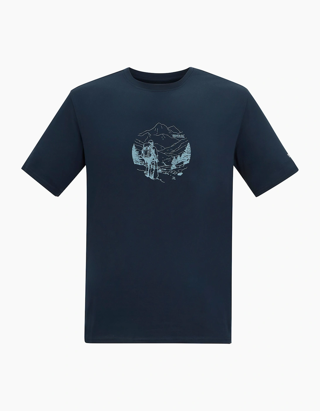Regatta Mens Fingal Line Art Stretch T-Shirt