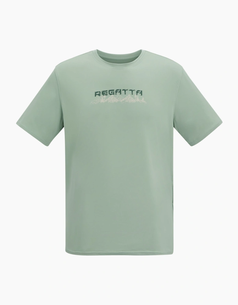 Regatta Mens Text Stretch T-Shirt