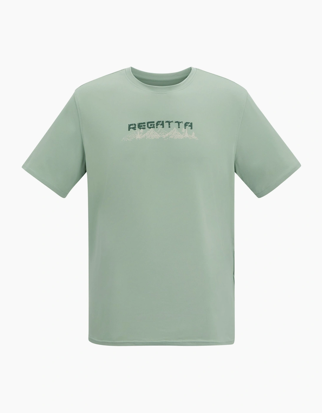 Regatta Mens Text Stretch T-Shirt