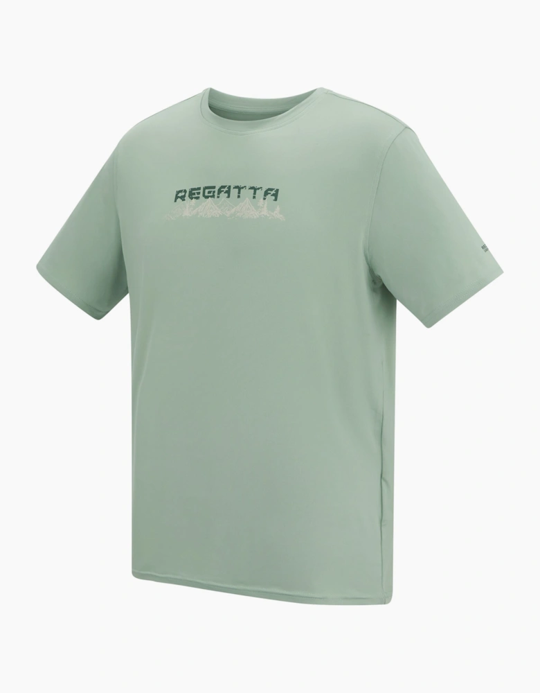 Regatta Mens Text Stretch T-Shirt
