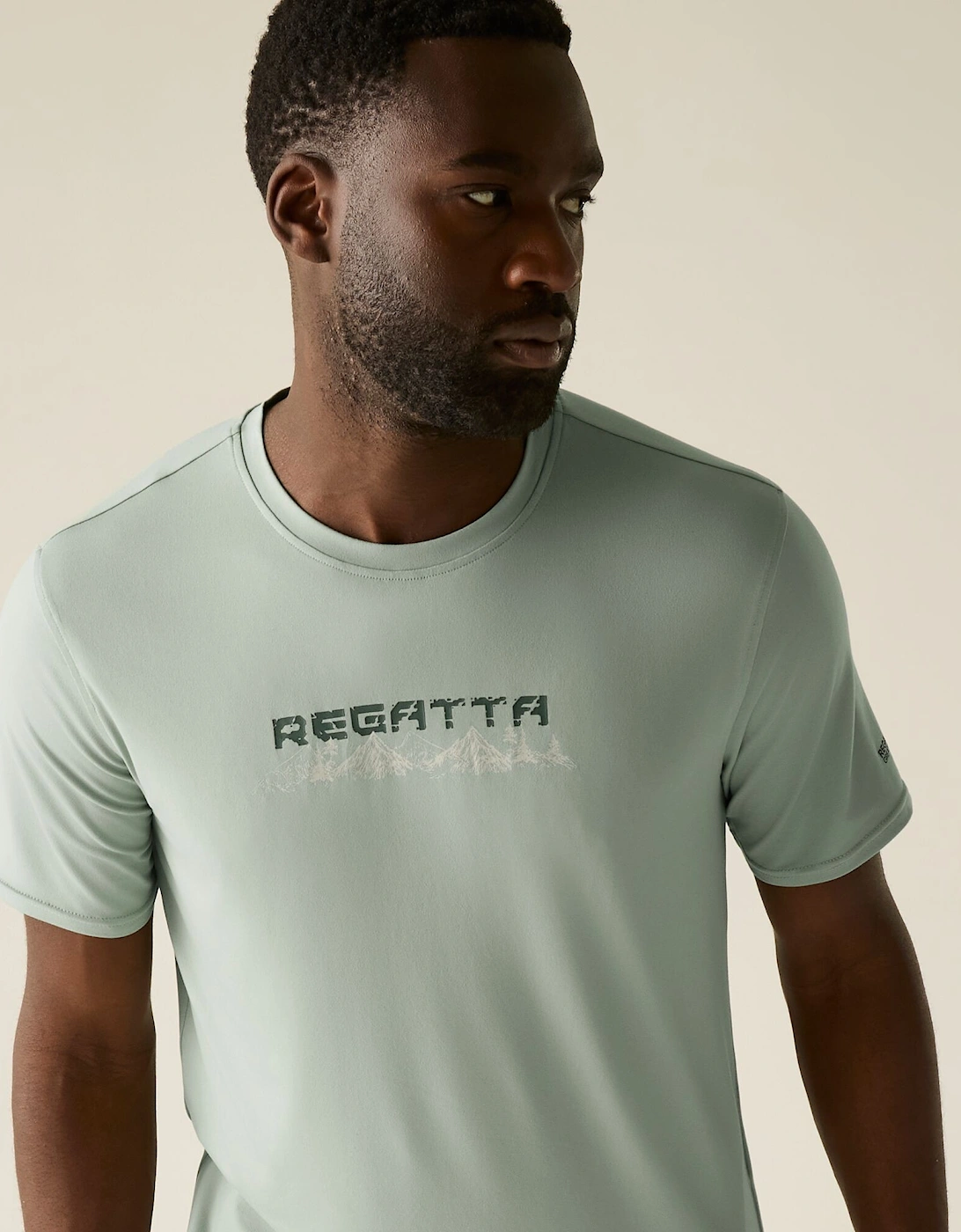 Regatta Mens Text Stretch T-Shirt