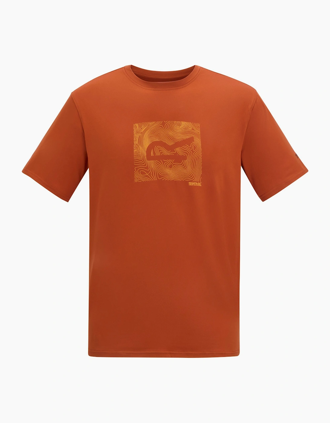 Regatta Mens Fingal Abstract Stretch Logo T-Shirt