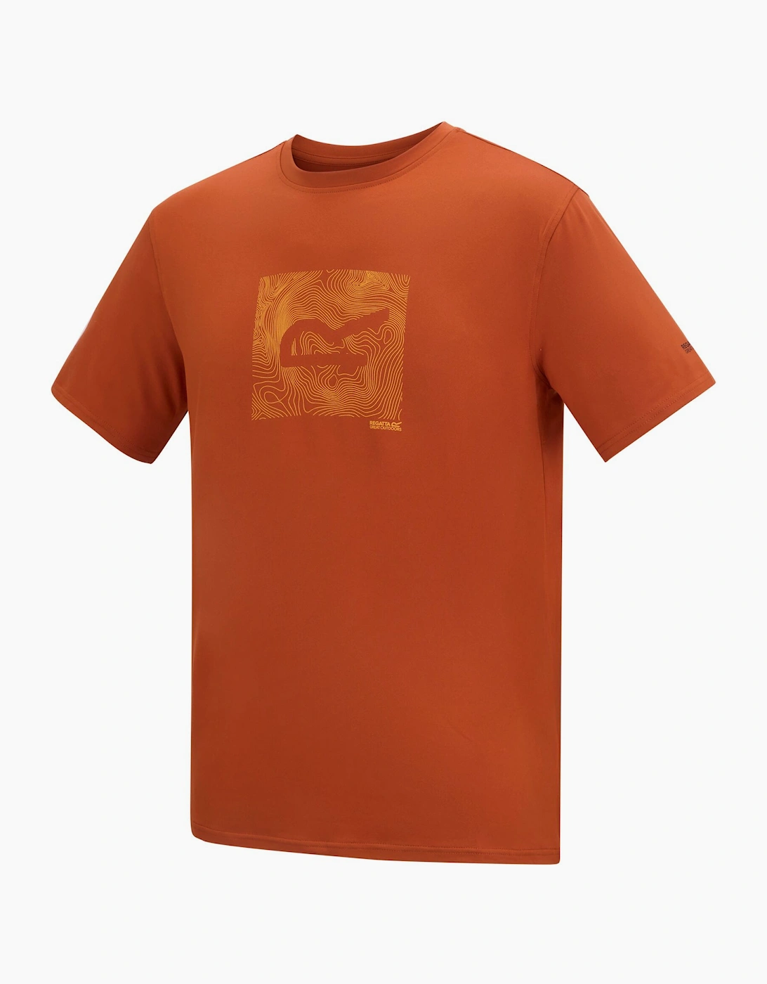 Regatta Mens Fingal Abstract Stretch Logo T-Shirt