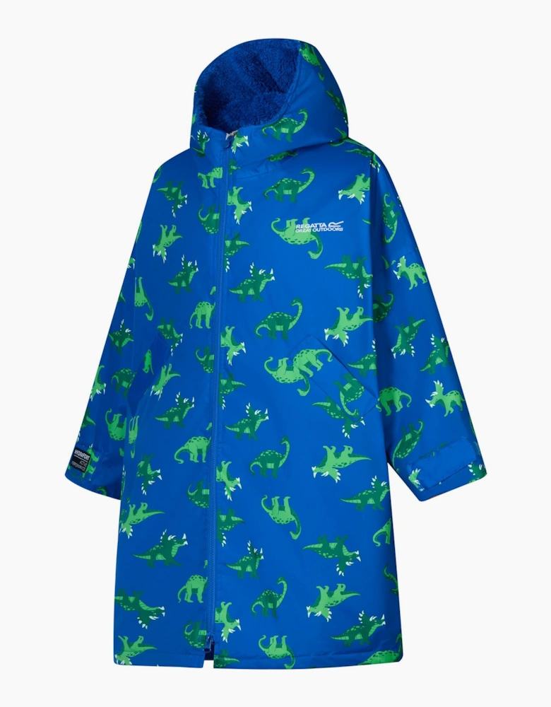 Regatta Childrens/Kids Dinosaur All-Over Print Changing Robe