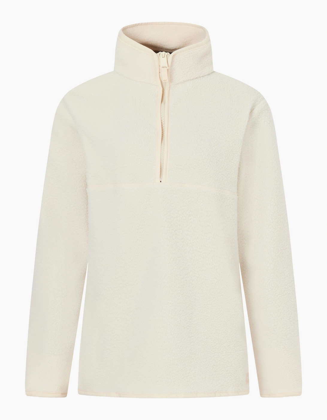 Women's Regatta Womens/Ladies Frankie Borg Half Zip Fleece - Cream/White - Size: 20 uk
