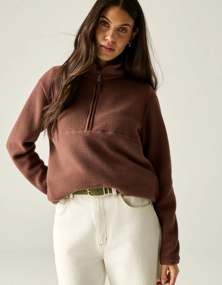 Regatta Womens/Ladies Frankie Borg Half Zip Fleece