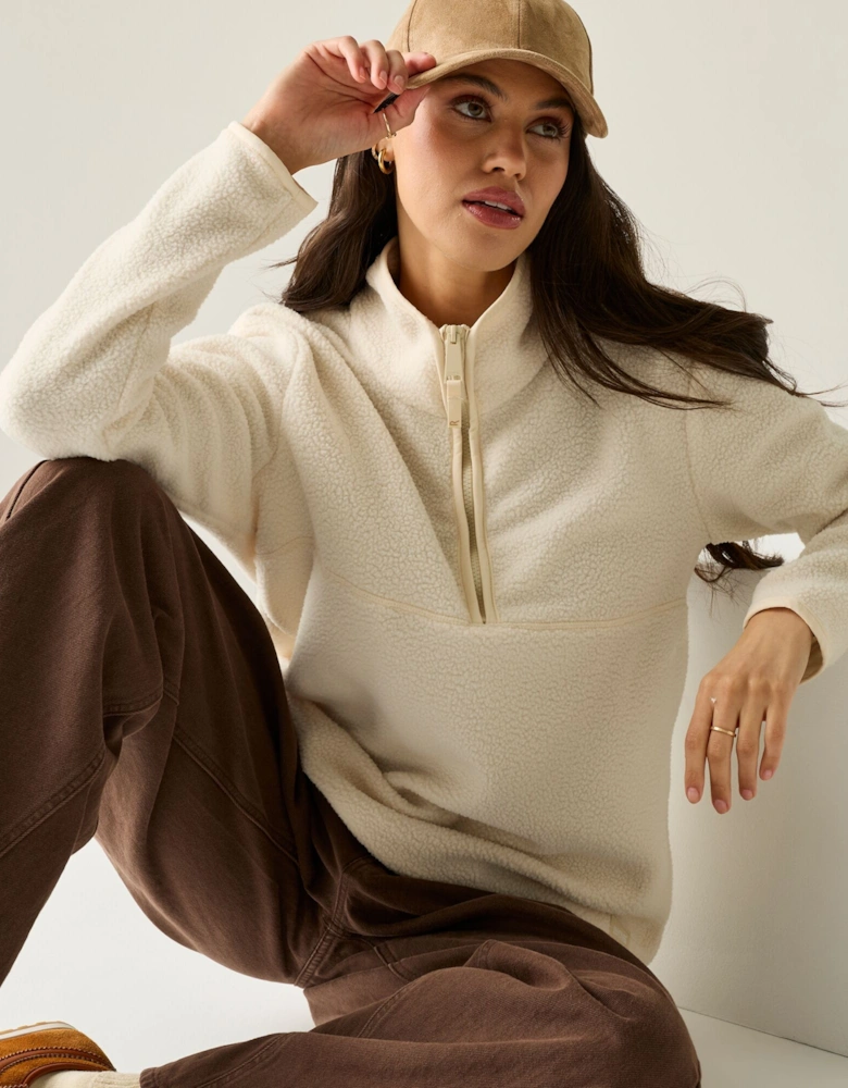 Regatta Womens/Ladies Frankie Borg Half Zip Fleece