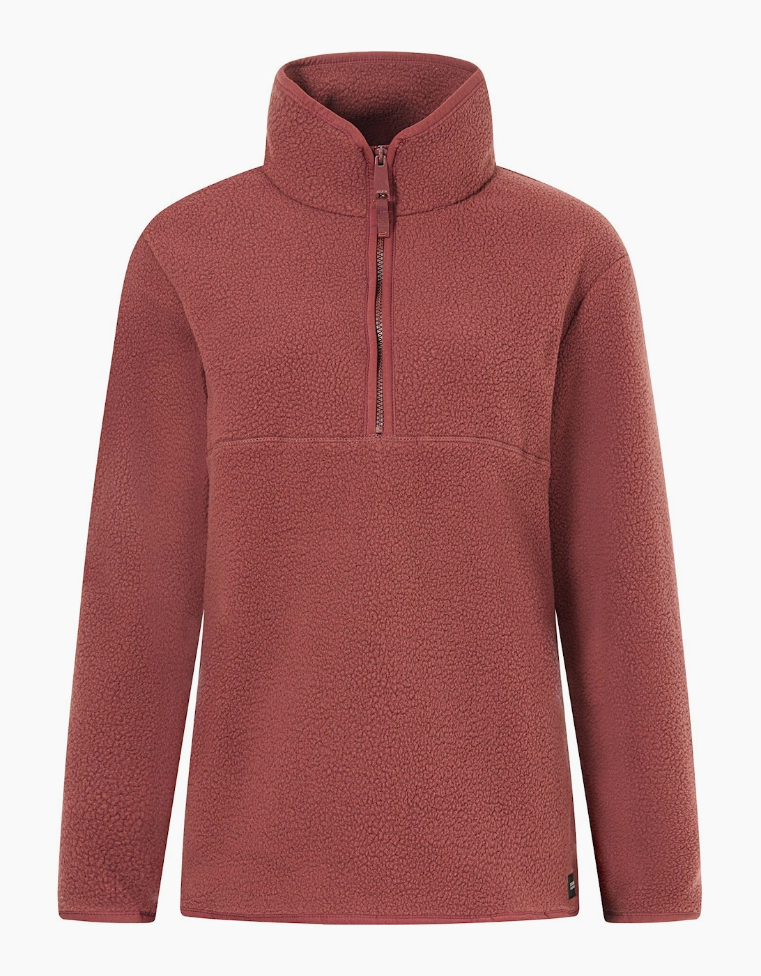 Women's Regatta Womens/Ladies Frankie Borg Half Zip Fleece - Red - Size: 14 uk