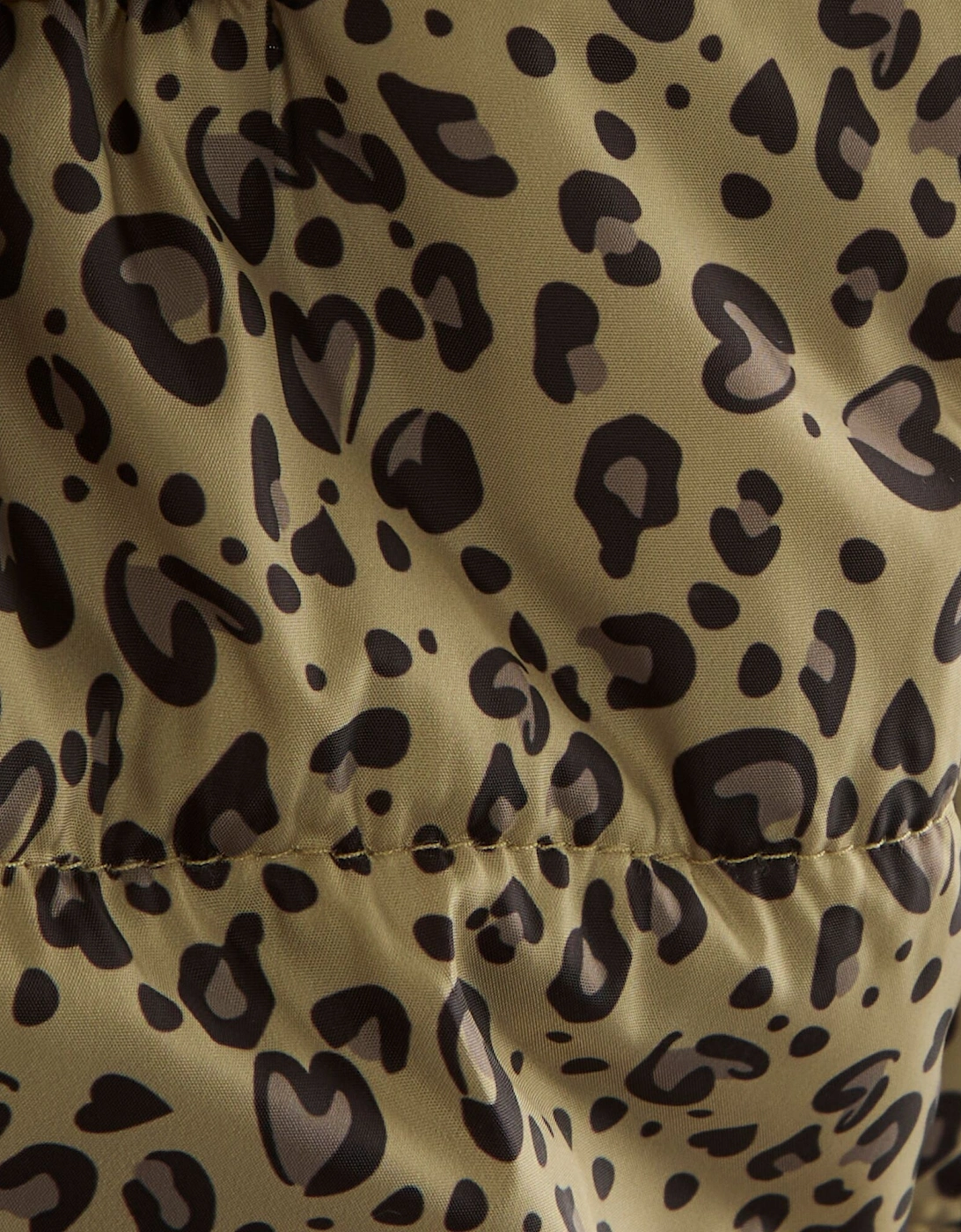 Regatta Childrens/Kids Penrose Heart Leopard Print Quilted Puddle Suit