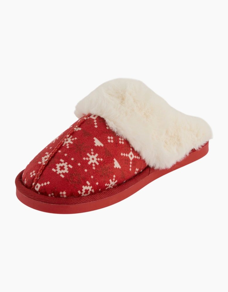 Regatta Womens/Ladies Blitzen Fair Isle Slippers