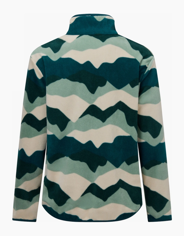 Regatta Womens/Ladies Frankie Abstract Mountain Quarter Zip Fleece Top