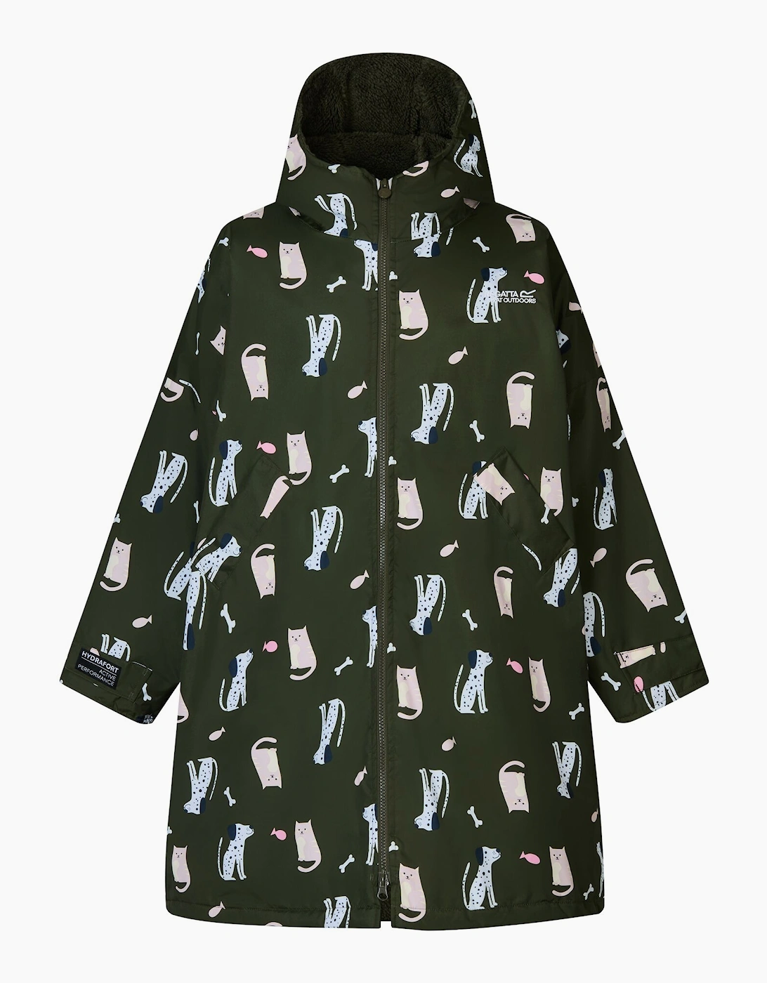 Regatta Childrens/Kids Cats & Dogs Waterproof Changing Robe