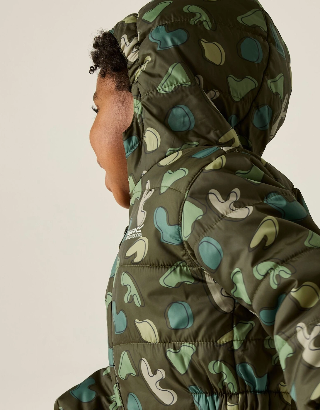 Regatta Childrens/Kids Penrose Splodge Quilted Puddle Suit