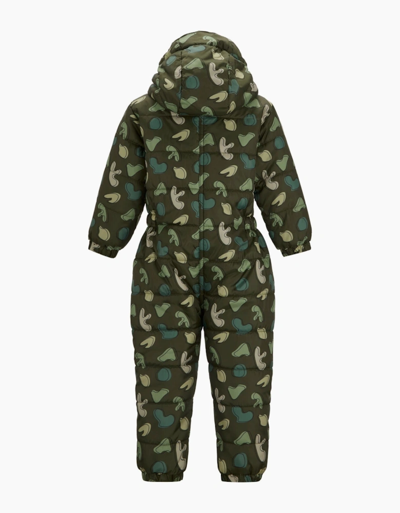 Regatta Childrens/Kids Penrose Splodge Quilted Puddle Suit