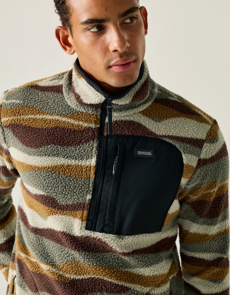 Regatta Mens Frankie Mountain Borg Fleece Top