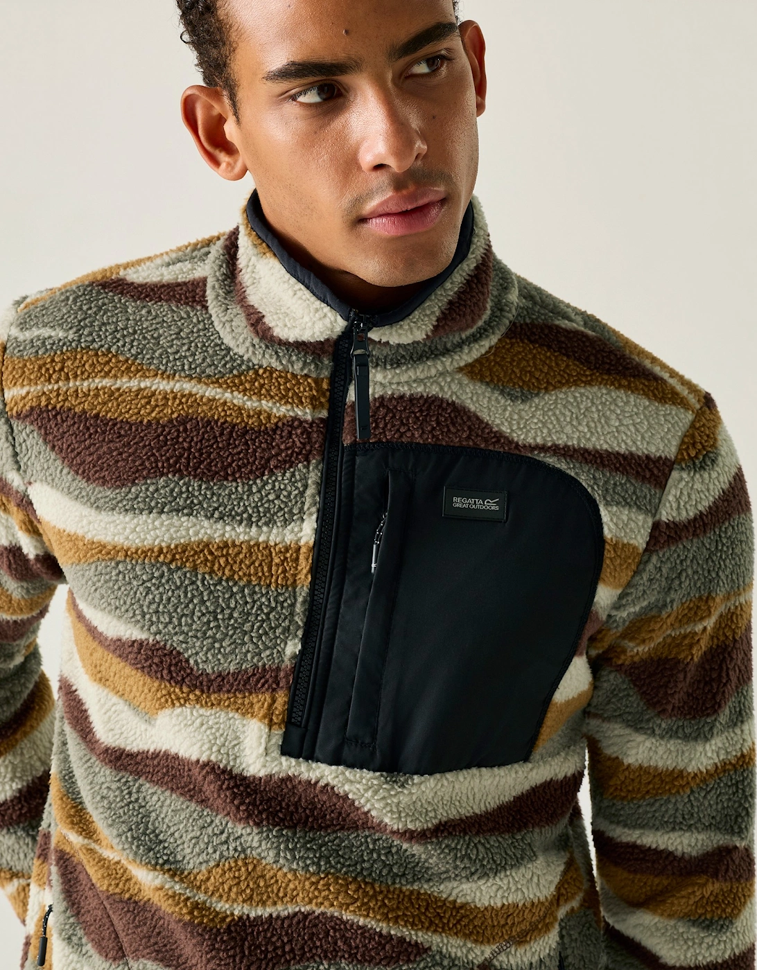 Regatta Mens Frankie Mountain Borg Fleece Top