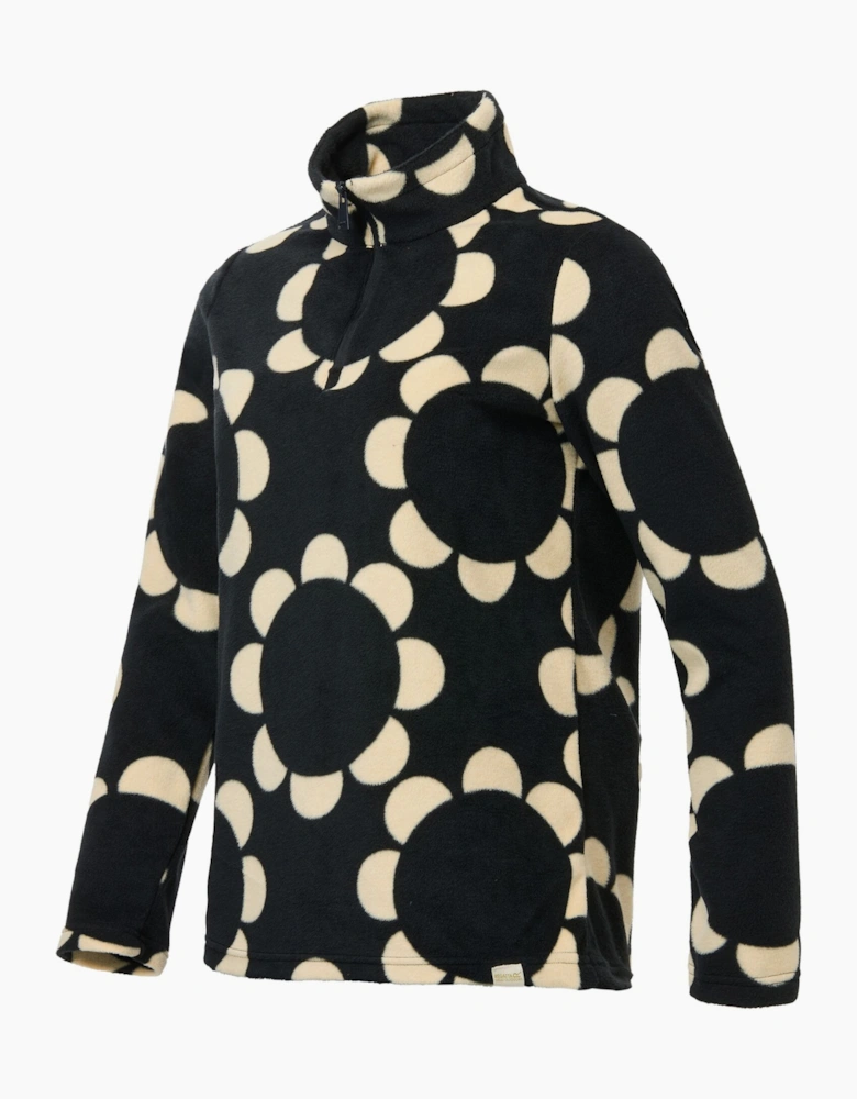 Regatta Womens/Ladies Orla Kiely Daisy Hoop Half Zip Fleece Top