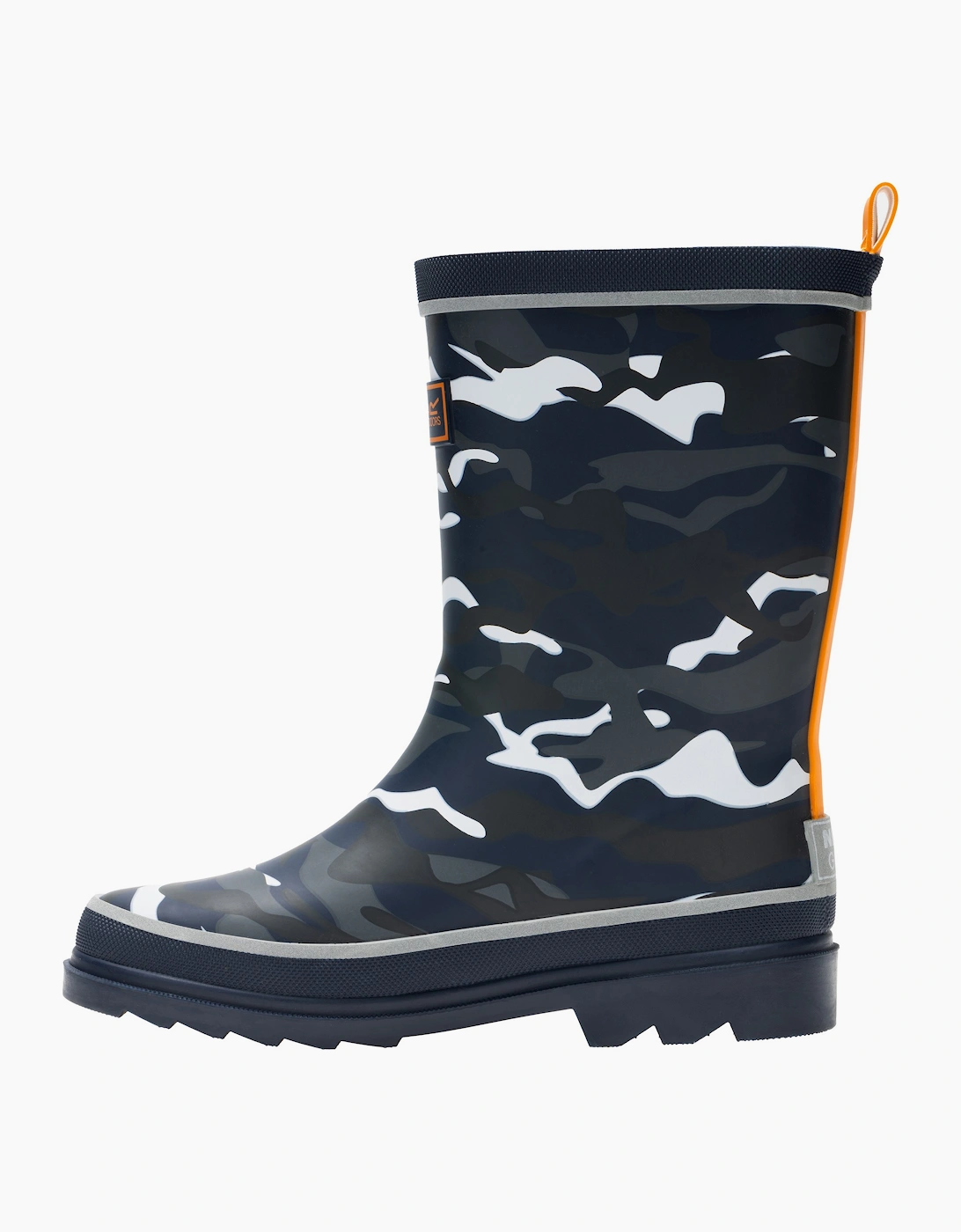 Regatta Childrens/Kids Foxfire Camo Reflective Wellington Boots