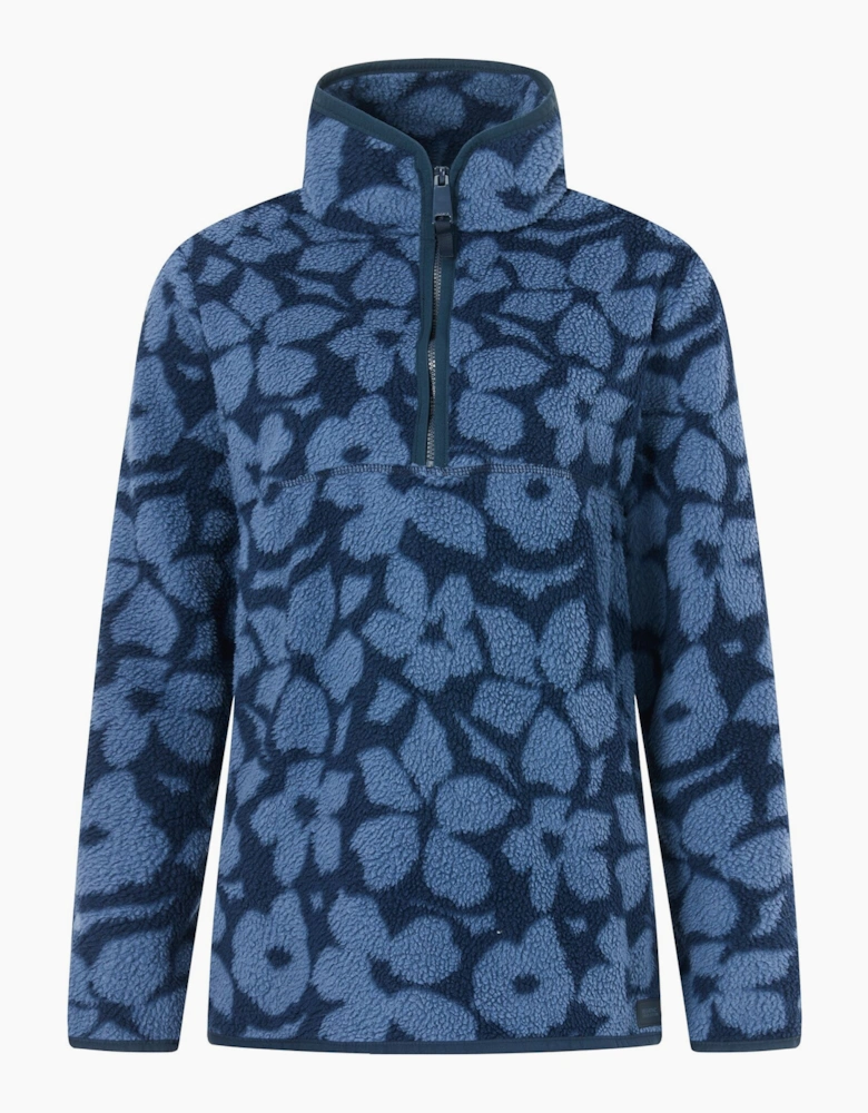 Regatta Womens/Ladies Frankie Shadow Flower Borg Half Zip Fleece Jacket