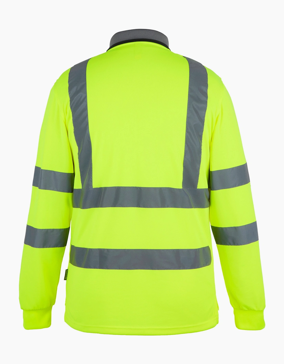 Regatta Mens Pro Contract High-Vis Long-Sleeved Polo Shirt