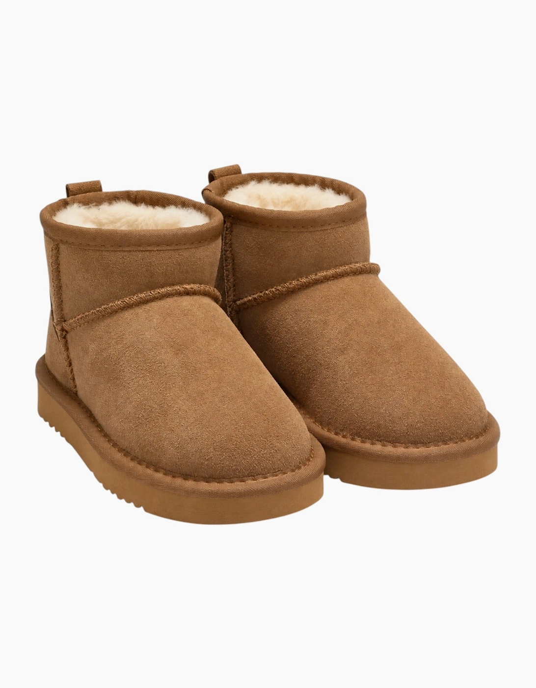 Girls Tan Suede Boots