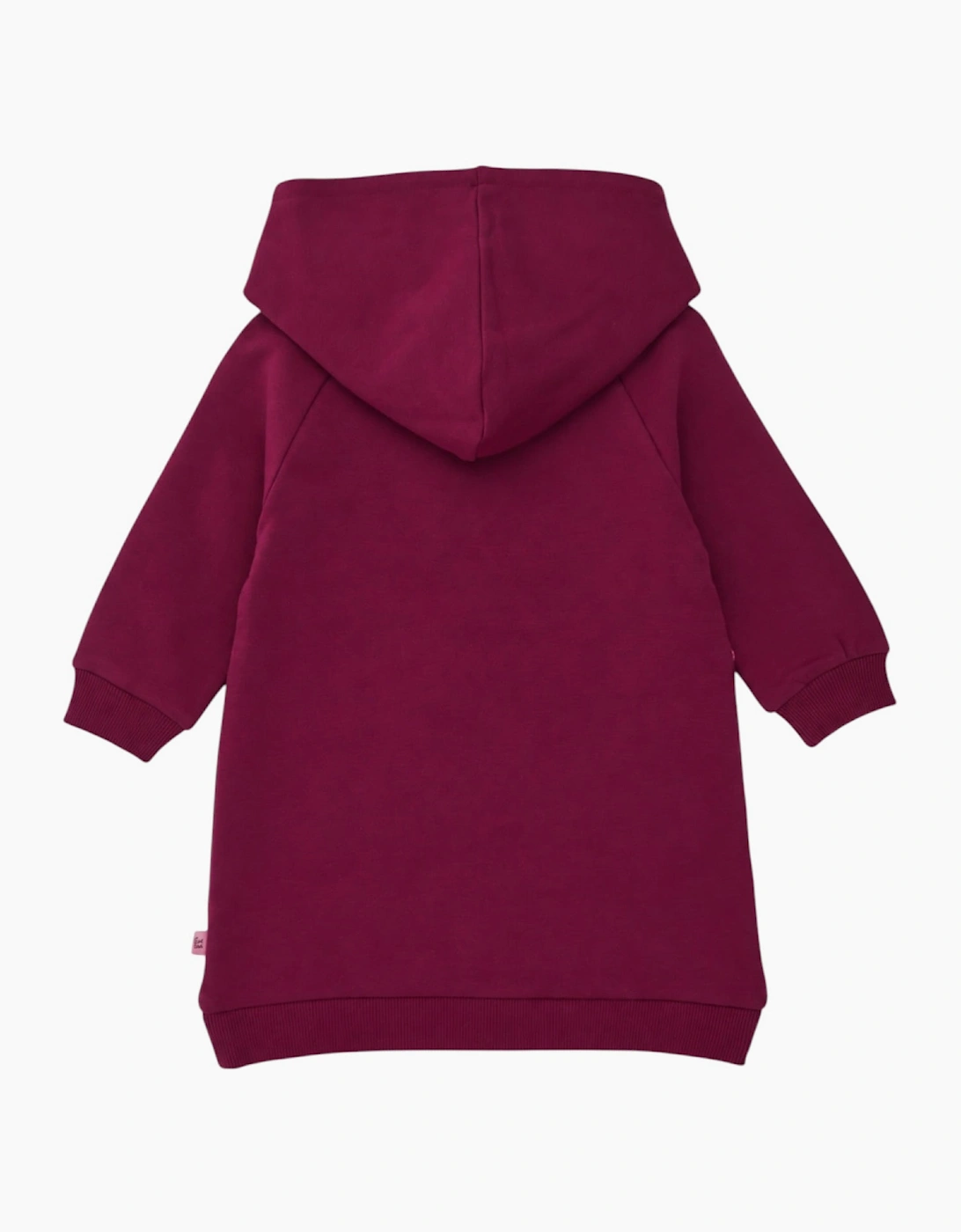 Girls Purple Hooded Sweatshirt Dress