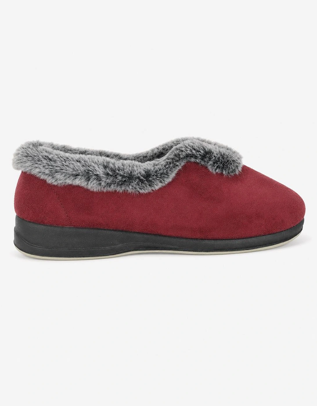 Sleepers PHOEBE Womens Full Slippers Burgundy