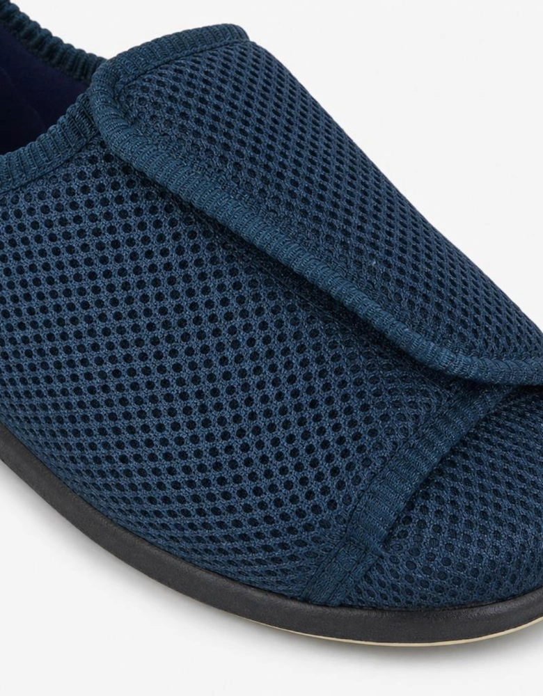 Sleepers TERRY Mens Full Slippers Navy Blue