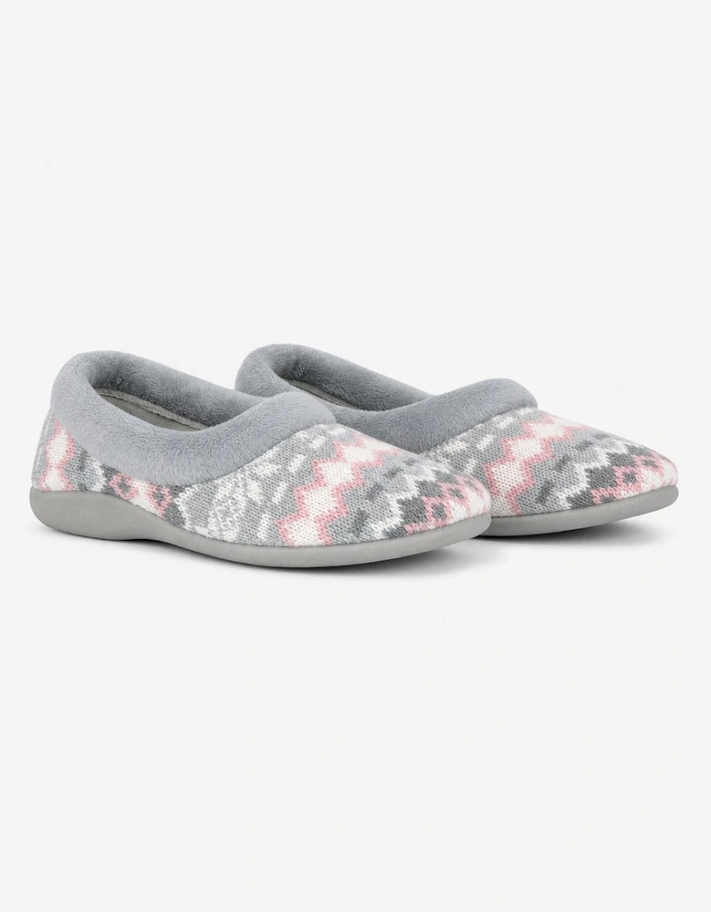 Sleepers JANINE Womens Full Slippers Grey