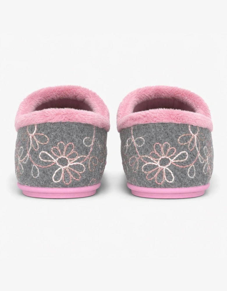 Sleepers SARA Womens Full Slippers Grey