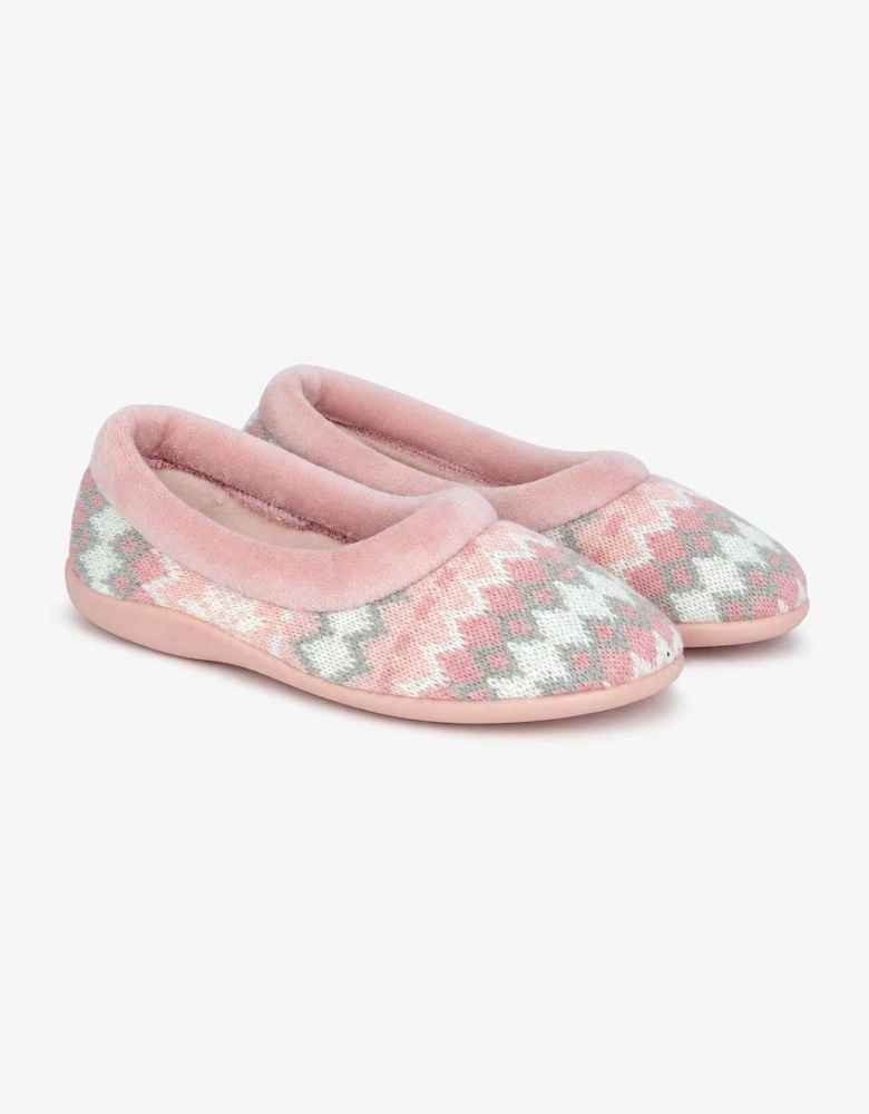 Sleepers JANINE Womens Full Slippers Pink