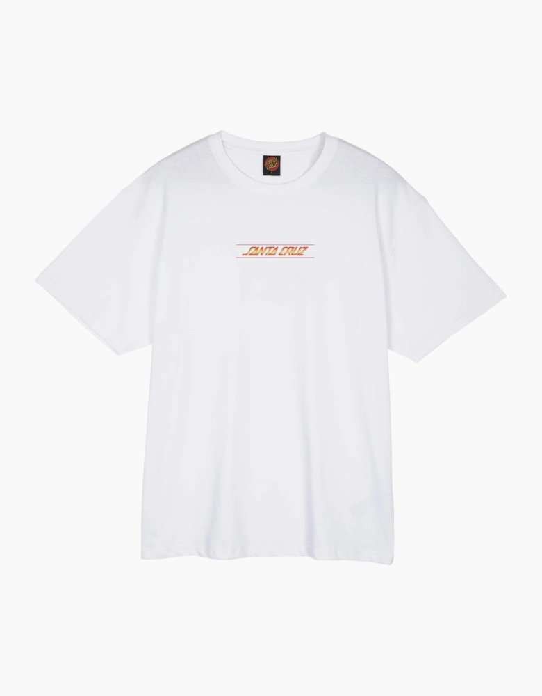 Santa Cruz Mens Classic Fade Strip Centre Short Sleeve T-Shirt