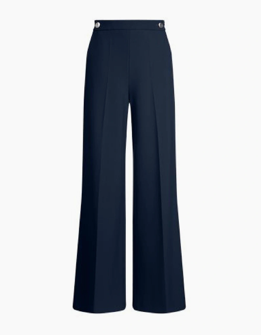 Tupita Solid Patterned Straight Leg Trousers