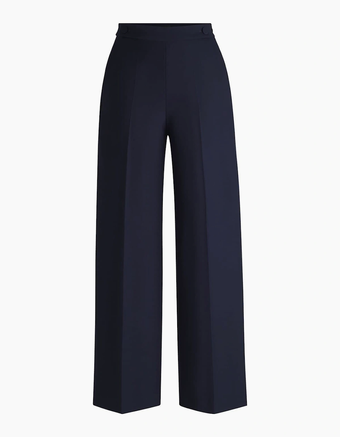 Tupita Solid Patterned Straight Leg Trousers